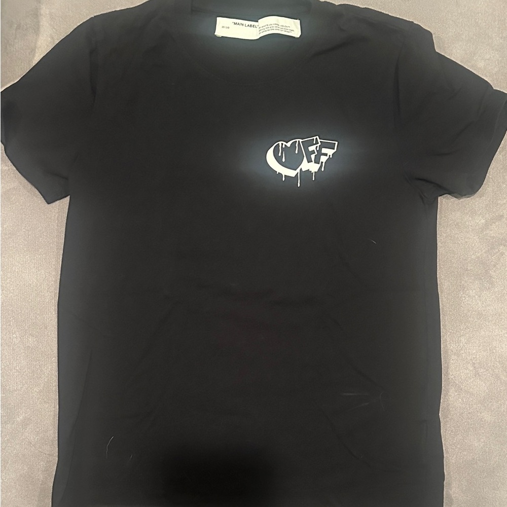 Off-White Black Short Sleeve Tee